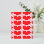 love hearts red squares (Standing Front)