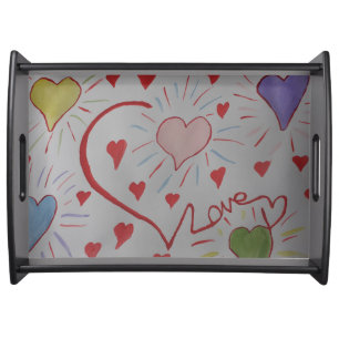 Love Hearts Serving Tray