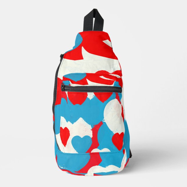 Love Hearts Sling Bag (Front)