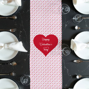 Love Hearts Table Runner Gift for Husband