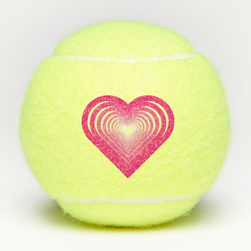 Love Hearts Tennis Balls