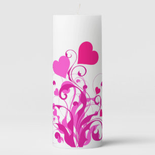 Love Hearts Tree-25053 Pillar Candle