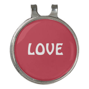LOVE HEARTS VALENTINE, MEN, BOYFRIEND CASUAL GIFT GOLF HAT CLIP