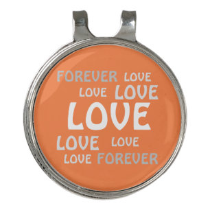 LOVE HEARTS VALENTINE,  MEN, BOYFRIEND CASUAL GIFT GOLF HAT CLIP
