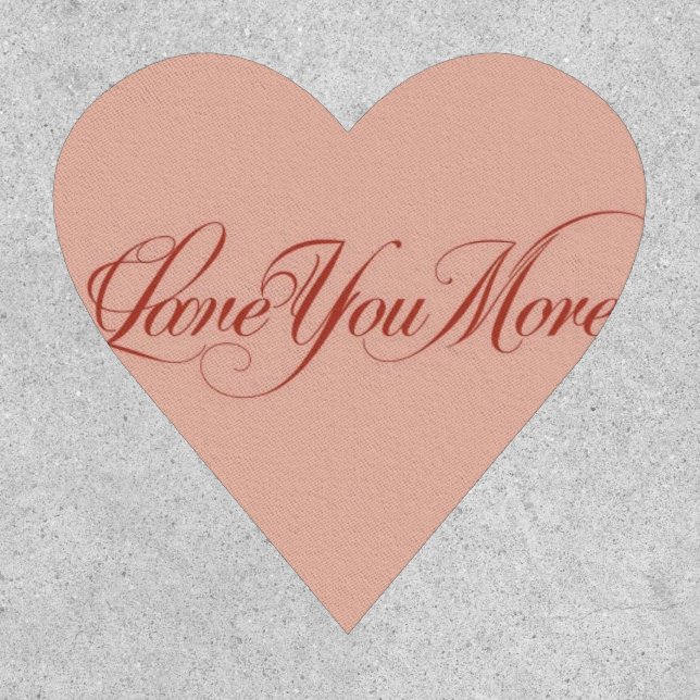 Love & Hearts Valentine Sticker Patch (Front)