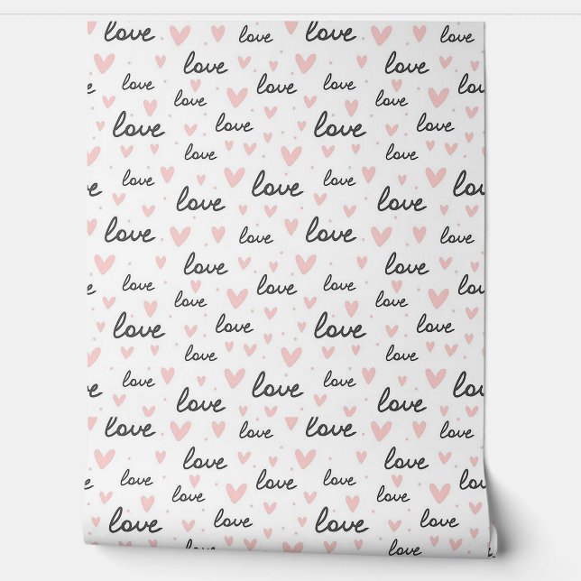 Love & Hearts Wallpaper (Unrolling)