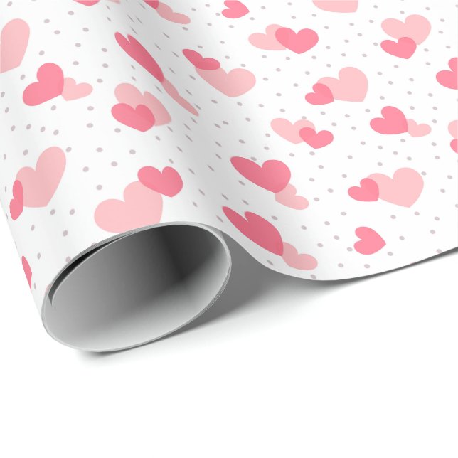 Love Hearts Wrapping Paper (Roll Corner)