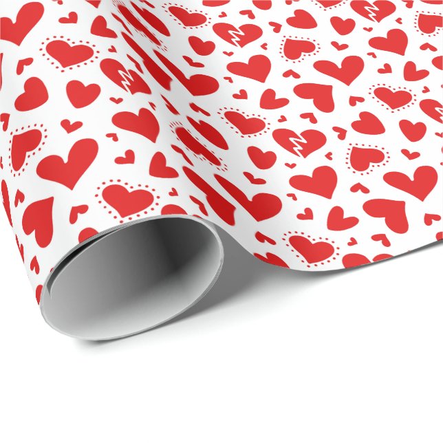 Love Hearts Wrapping Paper (Roll Corner)