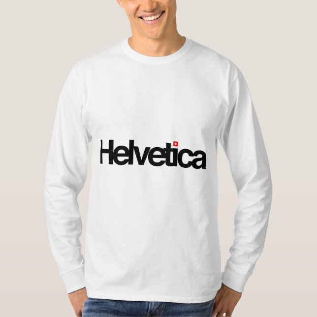 Love Helvetica Hooded T-Shirt (Front)