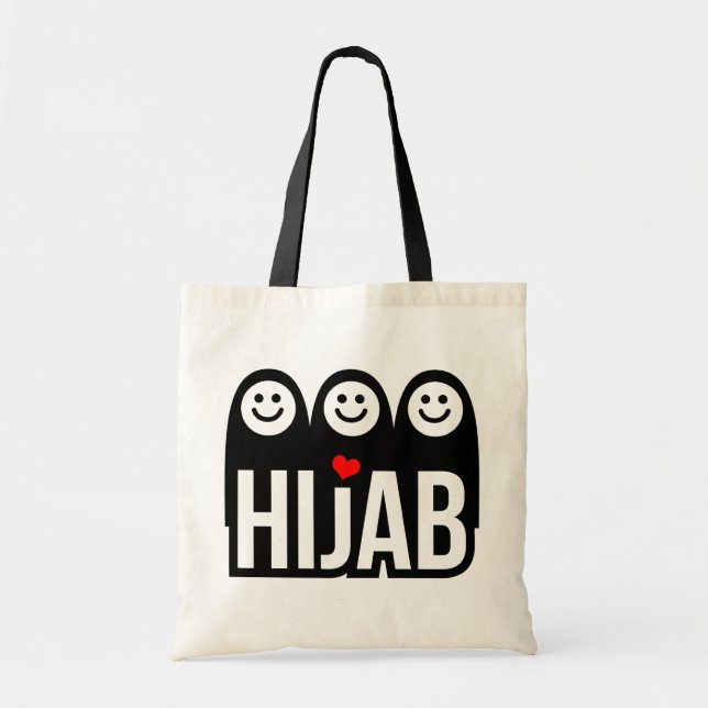 Love Hijab Tote Bag (Front)