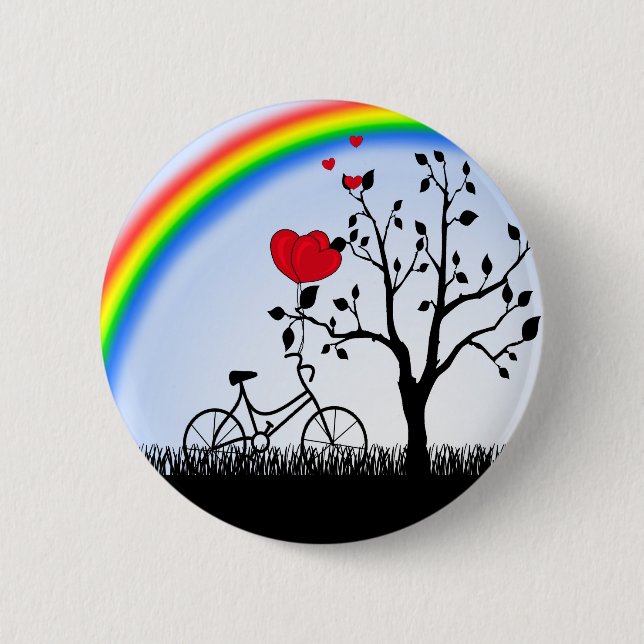 Love hill pinback button (Front)