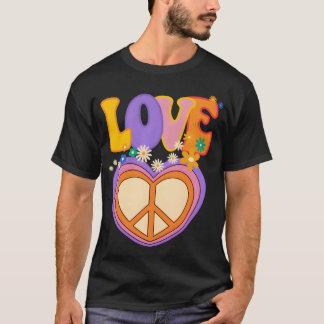Love Hippie Heart girl T-Shirt