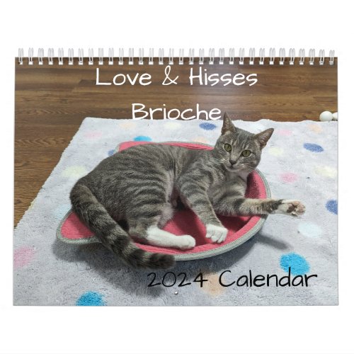 Love  Hisses 2024 Calendar _ Brioche