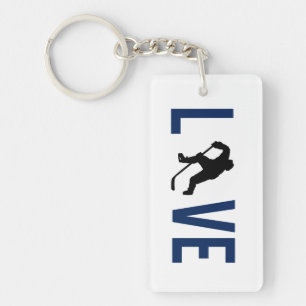 Love Hockey Key-chain Keychain