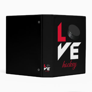 Love hockey mini binder