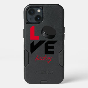 Love hockey iPhone 13 case