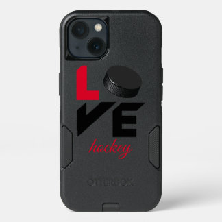 Love hockey iPhone 13 case