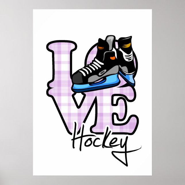 Love Hockey Poster (Front)