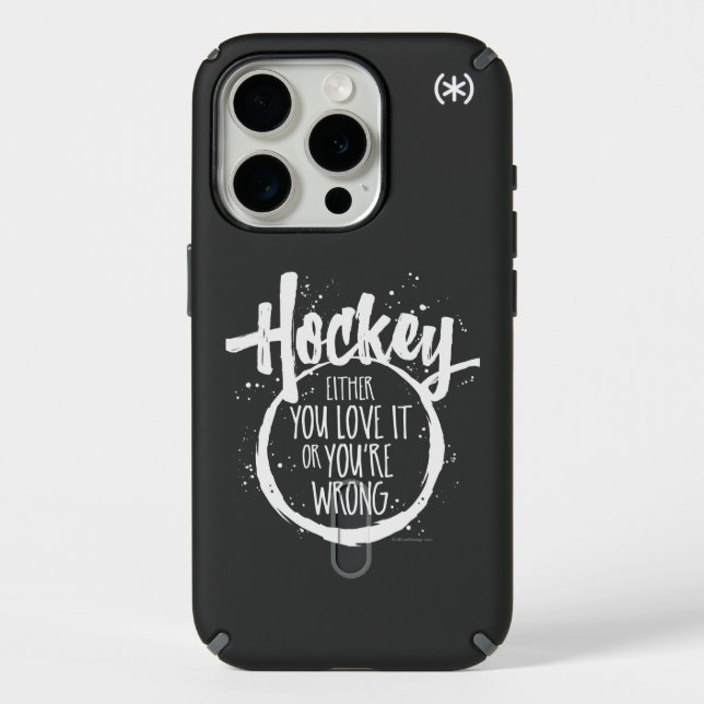 Love Hockey Speck iPhone Case (Front)