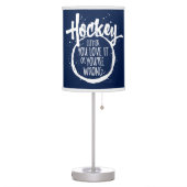 Love Hockey Table Lamp (Left)