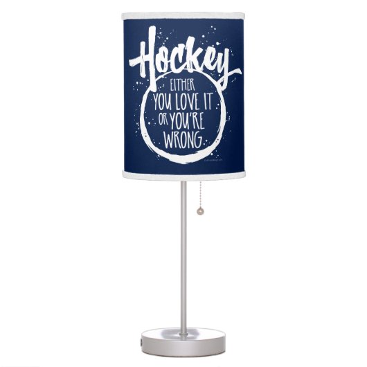 Love Hockey Table Lamp (Left)