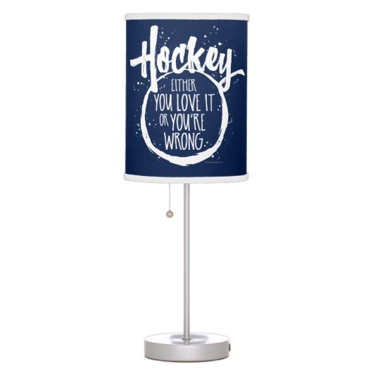 Love Hockey Table Lamp (Right)