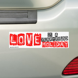 Love Holiday Bumper Sticker
