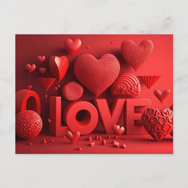 LOVE HOLIDAY POSTCARD (Front)