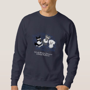 Love, Home - Schnauzer Dark Sweatshirt (Men)