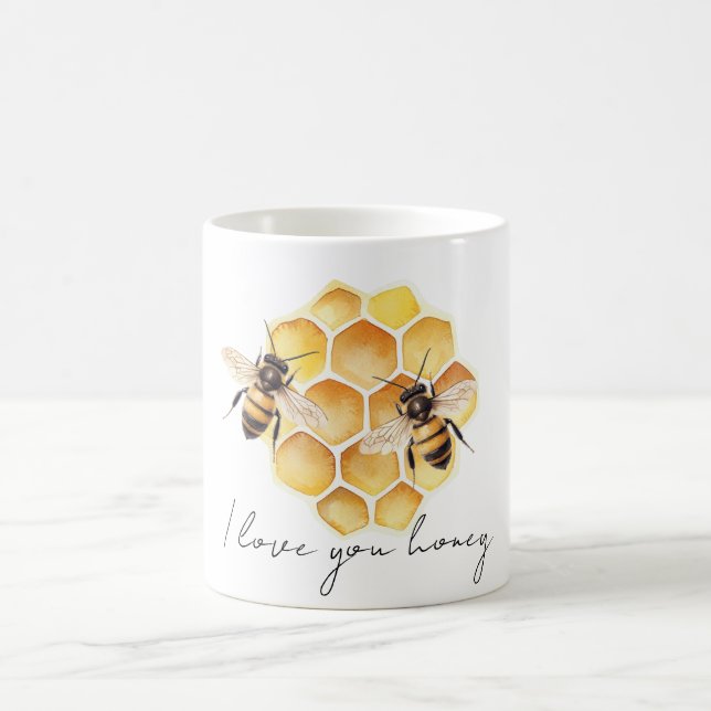 Love Honey Bees Coffee Mug (Center)