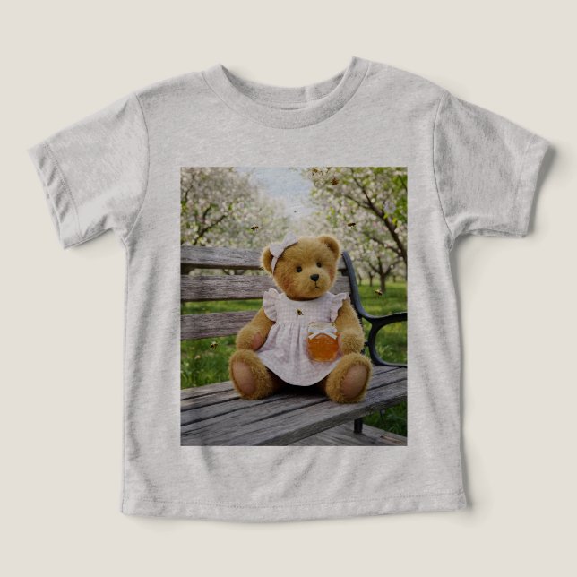  Love Honey Toddler T-shirt (Design Front)