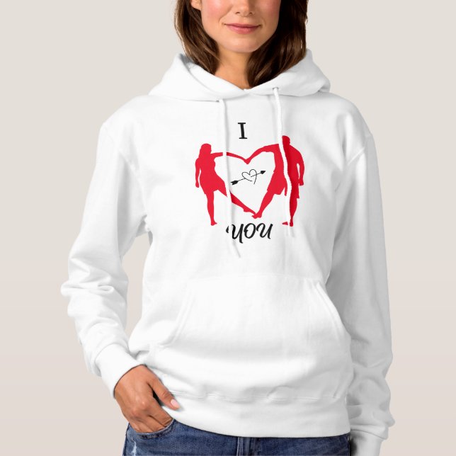 Love Hoodie for Women  Cozy & Romantic Gift (Front)