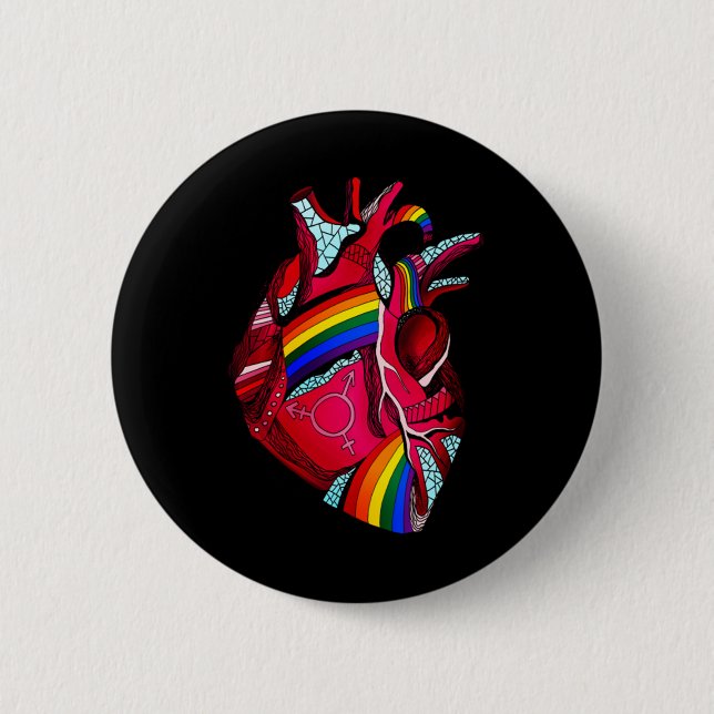 Love Hope Kindness Equality Inclusion Diversity Pe Button (Front)