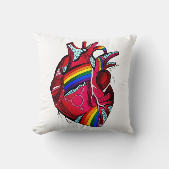 Love Hope Kindness Equality Inclusion Diversity Pe Throw Pillow (Front)
