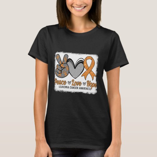 Love Hope Leukemia Awareness Month Warrior Women M T_Shirt