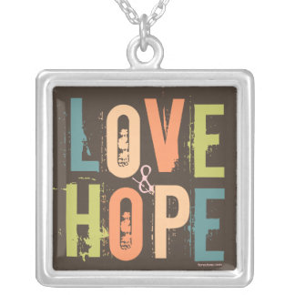 Love & Hope Silver Plated Necklace