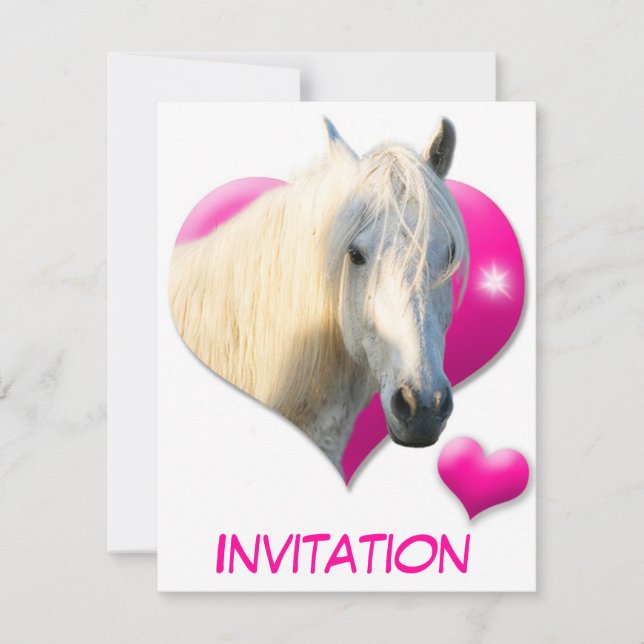 Love Horse Invitation (Front)
