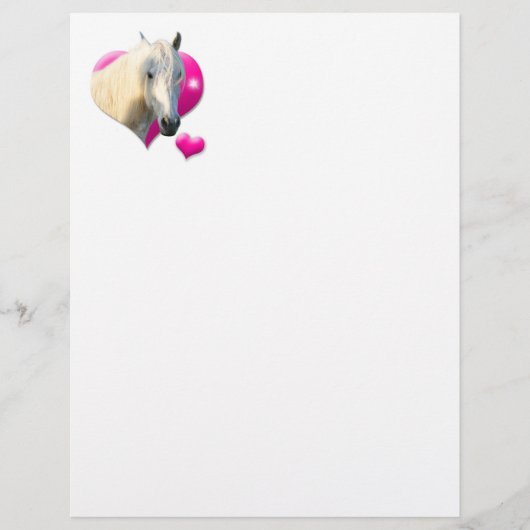 Love Horse Letter Paper (Front)