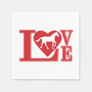 Love Horses Napkins