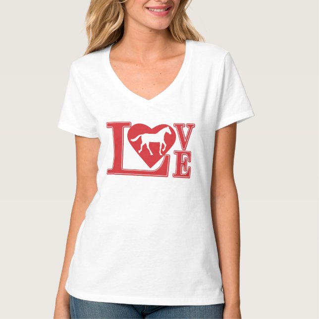 Love Horses T-Shirt (Front)