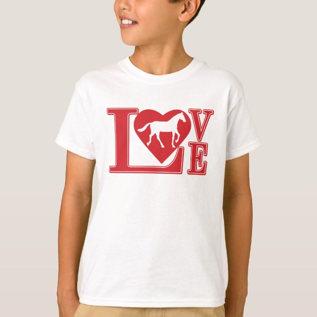 Love Horses T-Shirt (Front)