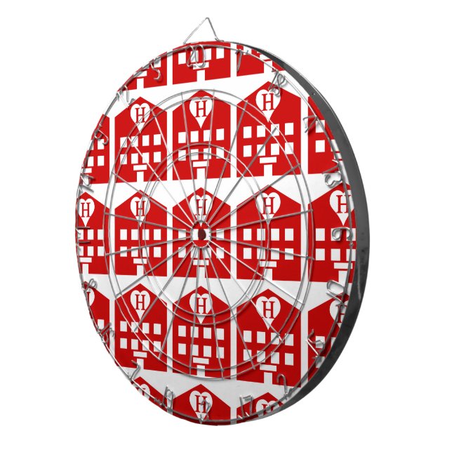 Love Hotel Japanese Emoji Dart Board (Front Right)