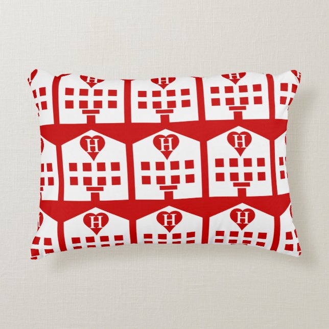 Love Hotel Japanese Emoji Decorative Pillow (Front)