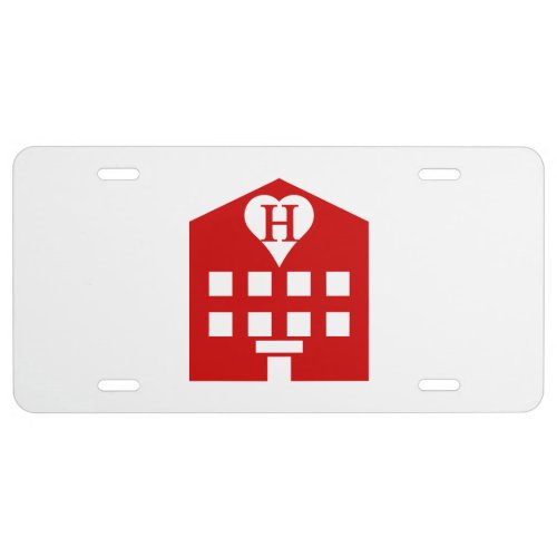 Love Hotel Japanese Emoji License Plate