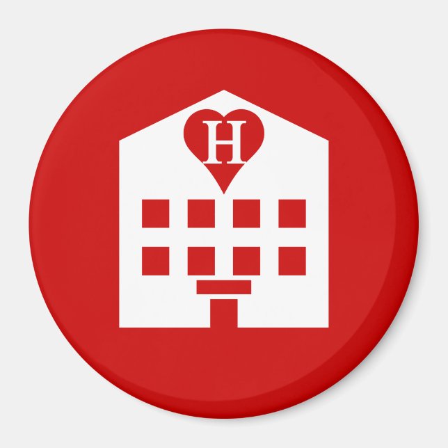 Love Hotel Japanese Emoji Magnet (Front)