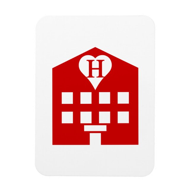 Love Hotel Japanese Emoji Magnet (Vertical)