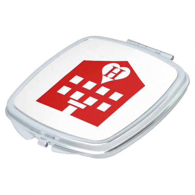 Love Hotel Japanese Emoji Mirror For Makeup (Turned)