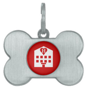 Love Hotel Japanese Emoji Pet ID Tag