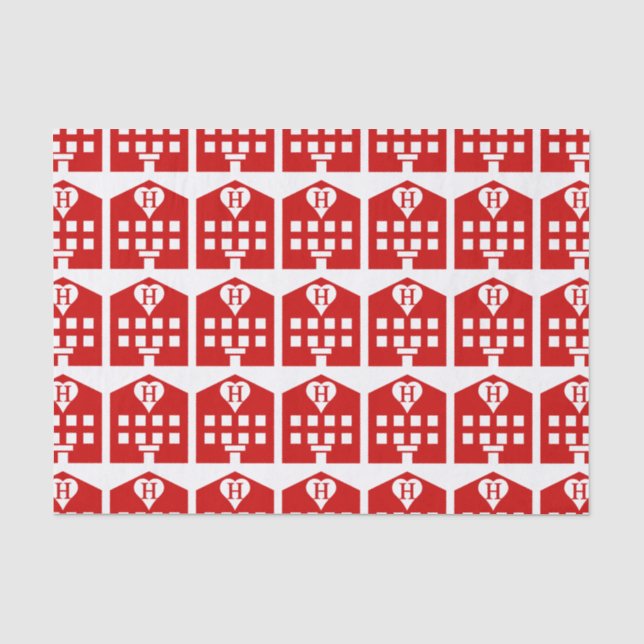 Love Hotel Japanese Emoji Tissue Paper (Front)