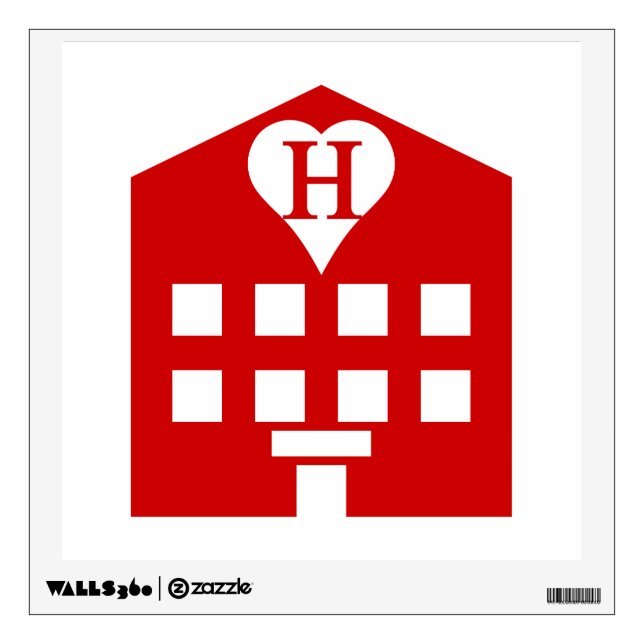 Love Hotel Japanese Emoji Wall Sticker (Front)